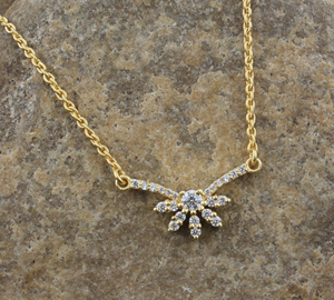 สร้อยคอเงินแท้ 925 ชุบทองคำขาวสไตล์วินเทจมินิมอล ประดับเพชร CZ ดีไซน์เรียบหรู เหมาะสำหรับทุกเพศทุกวัย ใส่ซ้อนกันได้ เป็นของขวัญสำหรับใช้ในชีวิตประจำวัน - Product Image 2