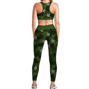 Women's Yoga Set Active Wear Fashion Style Sportswear Spandex/Polyester Breathable Drawstring Closure 2-Piece Set Short Sleeve - Product Image 2