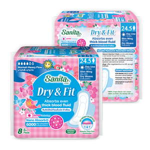 Sanita-toallas sanitarias secas y ajustadas, 24,5 cm, 8 unidades, precio al por mayor - Product Image 3