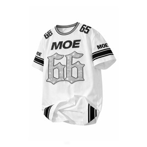 2026 White American Football Jersey Men Sparkly <b>Rhinestone</b> Sequin Hip Hop Streetwear Oversized <b>Mesh</b> Game Day Bling Shirt <b>Top</b> - Product Image 3