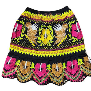 Faldas Midi Vintage Plisadas de Cintura Alta con Bordado y Estampado para Mujer, de Alta Calidad, con Logotipo Personalizado al por Mayor, las Más Vendidas - Product Image 3