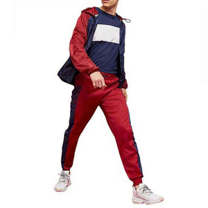Conjunto Deportivo de Dos Piezas, Chaqueta Cortavientos y Pantalones Cortos de Nailon para Hombre, con Logotipo Personalizado de Verano 2026, Hecho en Fábrica - Product Image 2
