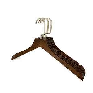 Perchas de Madera Personalizadas de Alta Calidad, 40x1.2cm, Diseño Moderno y Duradero, Gancho de Metal, Uso en Oficina, Boutique, Tienda, Multifuncionales - Product Image 1