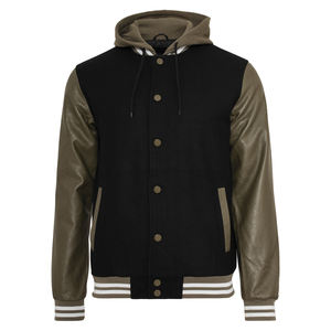 Vestes de baseball en cuir pour hommes de haute qualité du fabricant OEM, mode hiver, vente en gros disponible - Product Image 1