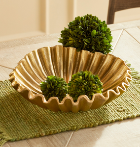 Bandeja DE SERVICIO DE ALUMINIO redonda antigua de latón dorado personalizada de la mejor calidad hecha a mano al por mayor para decoración de mesa de cena - Product Image 3