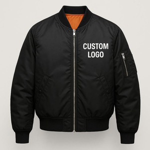 Bomber <b>Jacket</b> Custom Team <b>Jacket</b> <b>Wool</b> and Leather Style College Fashion Bomber with Embroidered Technic - Product Image 1