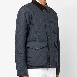 Chaquetas de Hombre Premium Ligeras y Transpirables de Algodón y Nailon a Cuadros, Tallas Grandes, Forro Polar Acolchado, Tejido Reversible - Product Image 2