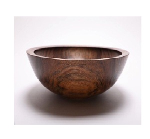 Bol de service en bois de manguier écologique de style européen, léger, fait main, durable, idéal pour les réceptions. - Product Image 4