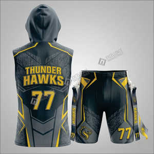 Ensemble d'uniformes de football américain avec drapeau, chaussettes incluses, pour jeunes et hommes, uniforme de compression 7v7, ensemble de maillots de jeu personnalisés 7v7, football 7v7 - Product Image 3