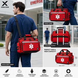 Sac d'équipement médical chirurgical OEM personnalisé, résistant à l'eau, pour premiers secours, traumatismes, organisateur de rangement, trousse médicale - Product Image 5