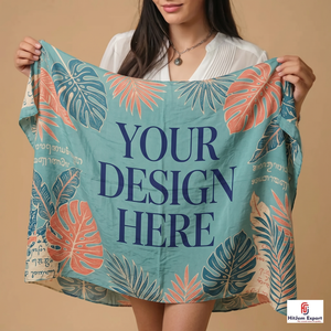 Pareo Hawaiano Personalizado con Estampado Polinesio, Ligero, para Playa, Ropa Tropical para Resort, Proveedor de Telas OEM ODM - Product Image 1