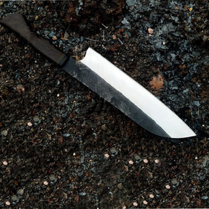 Cuchillos LEGACY BLADES al por mayor, cuchillo de chef hecho a mano de acero al carbono con mango de madera, cuchillo de cocina profesional, fábrica OEM ODM - Product Image 5
