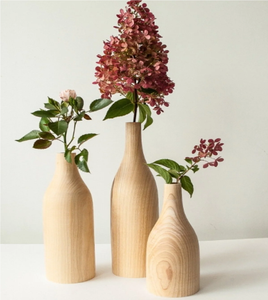 Excellent vase à fleurs en bois créatif, décoration d'intérieur artisanale, best-seller, décoration de chambre, vase à fleurs en bois - Product Image 4