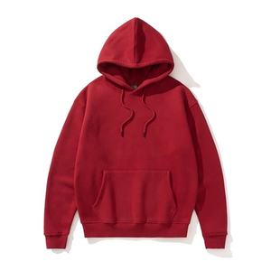 Wholesale Heavyweight 100%Cotton Men Oversized <b>Thick</b> Heavyweight Cotton Cropped Boxy Blank Hoodie High Street Hoodies - Product Image 6