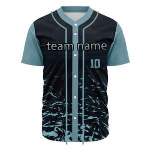 Maillot de softball et de baseball personnalisé, T-shirt vierge uni pour sublimation, vente en gros, vêtements de baseball à prix abordable, offre spéciale - Product Image 6