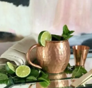 Vaso Moscow Mule con asas de cobre, con acabado martillado, para fiestas y bares, para beber cerveza - Product Image 4