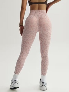 Premium Sublimated Cheetah Activewear <b>Tights</b> | Breathable High-Stretch Workout Leggings | Slim-Fit Athletic Sport Pants - Product Image 3