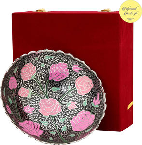 Nouvel arrivage de bol de piédestal en laiton minimaliste moderne de luxe, élégant, plaqué argent, meilleur vendeur, panier de fruits de mariage, porte-clés - Product Image 4