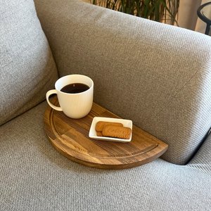 Bandeja de Almacenamiento de Madera Hecha a Mano Personalizable, Rectangular, con Logotipo Grabado, Diseño de Texto, Clásica, de un Solo Nivel, para Organización del Hogar o Escritorio - Product Image 4