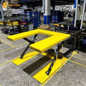 Table élévatrice à ciseaux ultra-basse de 2000 kg, hauteur 105 mm, 1600x1160 mm, table hydraulique électrique 220 V pour le chargement de palettes - Product Image 6