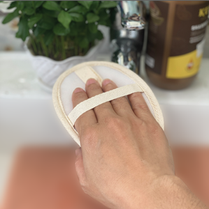 Éponge de bain naturelle en loofah éco-responsable, éponge de douche biologique, exfoliant corporel durable pour un style de vie sans plastique - Product Image 3