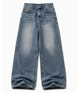 High Quality Denim Jeans Loose Fit Casual Pants for Men Autumn Style - Product Image 5