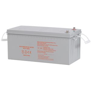 Batteria Marina AGM Ricaricabile 12V 200 AH per RV, Solare, Marino, Grid, UPS, Backup con Basso Tasso di Auto-Scarica, Progettata per Uso Marino - Product Image 1