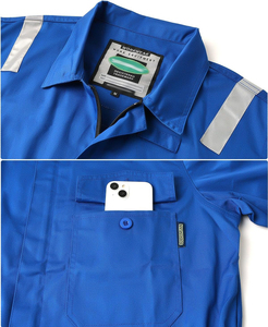 Overol de Trabajo Unisex de Poliéster de Alta Visibilidad, Reflectante, de Seguridad Industrial, Certificado Oeko-Tex, para Construcción - Product Image 5