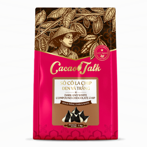 Fournisseur direct du fabricant, approvisionnement en gros, chocolat noir et blanc composé de qualité supérieure HALAL, copeaux de chocolat, cacao, 1 kg, biscuits, étiquette privée OEM/ODM - Product Image 1