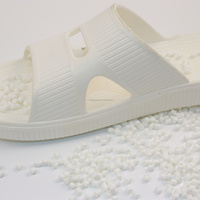 Poudre de grains de perles de granules de composé de PVC modifié pour les semelles de Tacos d'injection
