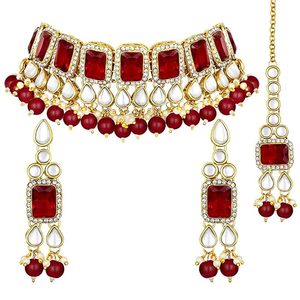 Gold Plated Alloy <b>Necklace</b> and Earring Set Flower Pattern Classic Wedding Jewelry Women's Fashion Jewelry Sets - Product Image 1