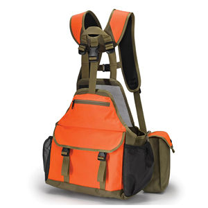 Gilet de chasse Upland avec poches pour cartouches, dos en maille, bretelles réglables, gilet de fauconnerie avec logo personnalisé - Product Image 4