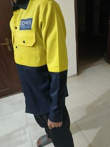 Camisa de Trabajo de Alta Visibilidad, Ignífuga, Antiestática, de Algodón y Aramida, de Alta Calidad, para Soldadura y Construcción - Product Image 2