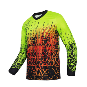 Maillots de motocross personnalisés pour équipe, respirants, séchage rapide, légers, % polyester, uniforme de course, services OEM/ODM, vente en gros personnalisée - Product Image 1