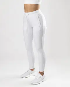 Wholesale Custom Logo Jogger 100% Cotton Women Sportswear Unisex Sweat Pant With Pockets 2024