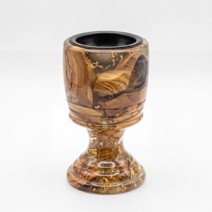 Quemador de Incienso Moderno Árabe Mubkha de Resina y Madera de Acacia Hecho a Mano de Primera Calidad para Virutas de Oud, Fragancia Aromática, Majlis - Product Image 6