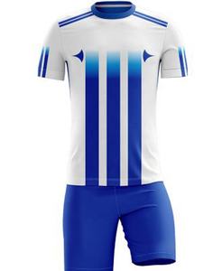 Top Tendance Unisexe Football Uniforme 100% Polyester Sublimé Sportswear Hommes Jersey Shorts Ensemble Top Tendance Unisexe Football Ensemble - Product Image 1