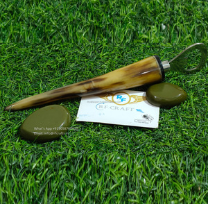 Nuevo cuerno novedad abrebotellas Gams cuerno genuino Gams cuerno XL caza astas vino botella de cerveza a precio muy bajo por rfcrafts - Product Image 3