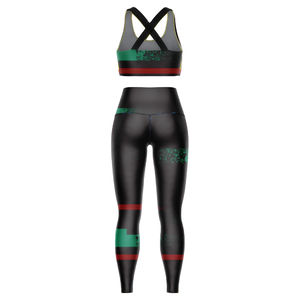 Vêtements de sport OEM à marque privée : Crop top, Leggings et Brassière de sport pour femme, imprimés par sublimation sur mesure, et Leggings de yoga - Product Image 6