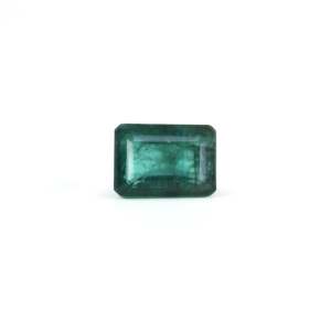 Natural Zambian Emerald 5.6 Carat Loose Gemstone Emerald Cut Green Stone for Fine Jewelry - Product Image 1