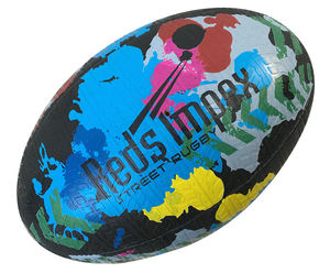 Balón de Rugby Urbano Personalizado Hecho de Caucho Sintético de Alta Calidad, Ideal para Juego Informal, Entrenamiento Urbano y Uso Diario en la Calle - Product Image 3
