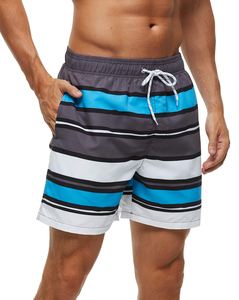 Wholesale Custom Summer Hot Bermuda Swim <b>Trunks</b> <b>Men</b> Casual Plus Size Mid Waist Loose Fit Elastic Waist Breathable Pockets Made - Product Image 5