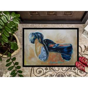 New Tapped Out Non-Slip <b>Indoor</b>/Outdoor Doormat Shoes 18H X 27W Low Pile <b>Washable</b> Rugs for Entryway Front <b>Door</b> <b>Mat</b> - Product Image 3