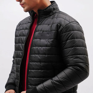 Veste d'hiver matelassée unisexe personnalisée Sand Pipers, col montant, logo frontal, respirante, séchage rapide, imperméable, fermeture éclair - Product Image 4