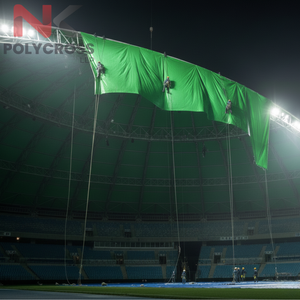 Toiture temporaire extra épaisse pour stade, imperméable et ignifuge, pour utilisation en extérieur, pour les événements et les infrastructures sportives - Product Image 6