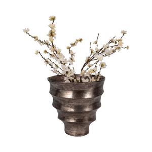 Elegante Florero de Metal para Mesa, Decoración de Lujo para Interiores, Ideal para Espacios Habitables - Product Image 1