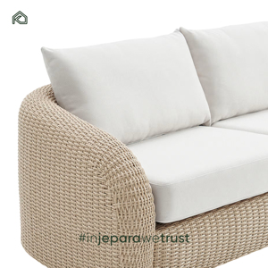 Modern Outdoor Garden Rattan Sofa Set Waterproof Wicker Patio Furniture Sofa de Jardin Lounge Couch Sets for Villa - Sira - Product Image 3