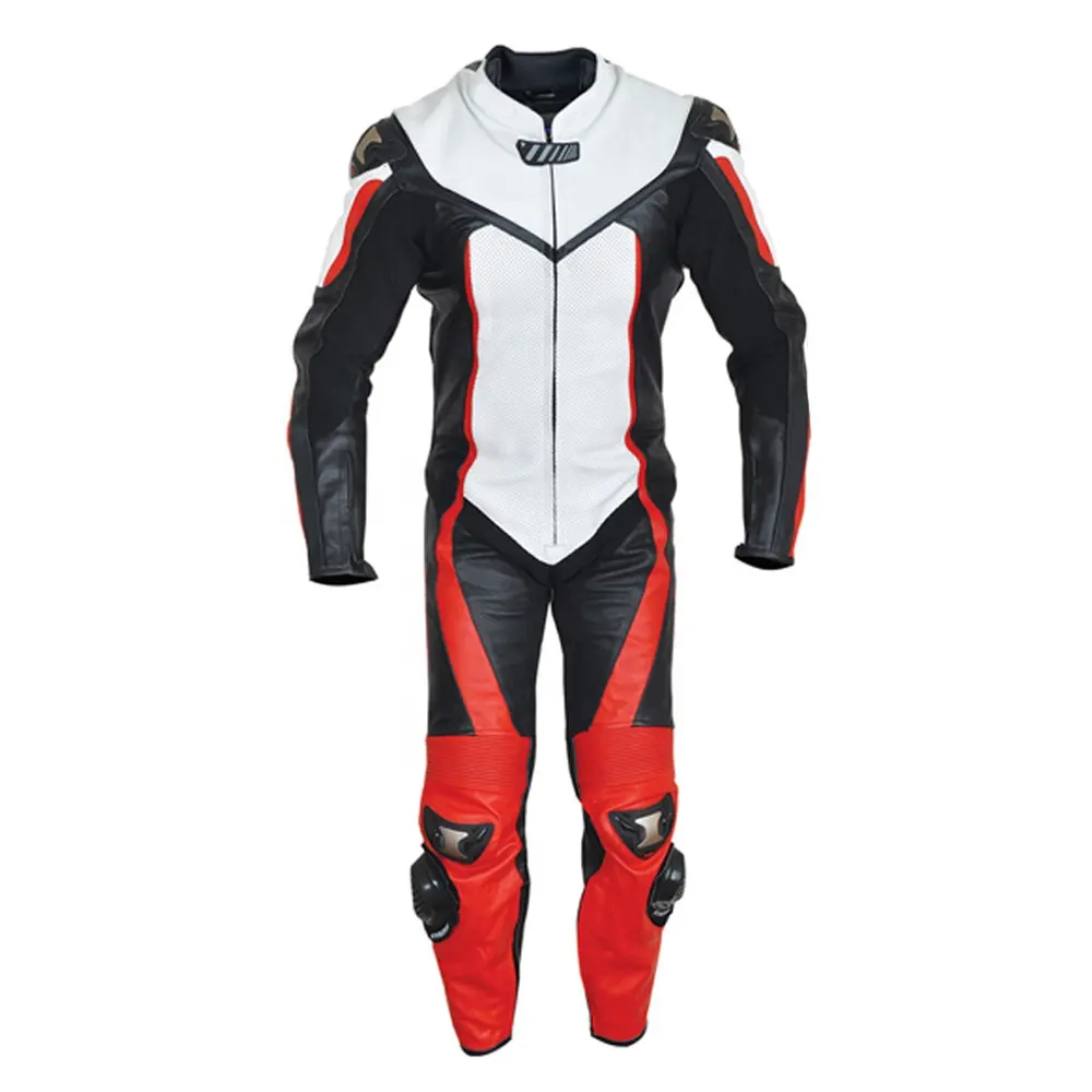 Motorrad anzug Sommer Cooler Motorrad-Renn anzug für Männer Motorsport anzug Leder Motorrad-Renn jacke