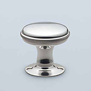 Poignée de meuble ovale en laiton antique, poignée de tiroir durable au design moderne pour commode, maison, bureau, hôtel, hôpital - Product Image 4