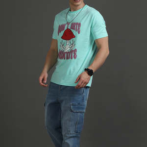 Camiseta Personalizada para Hombre, Cuello Grueso, 100% Algodón, Camisetas de Gran Peso, Lisas, Talla Grande - Product Image 5